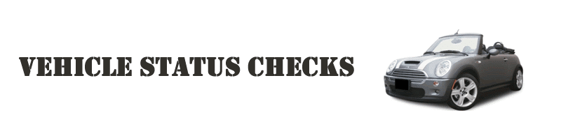 vehicle status checks